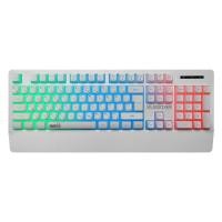 ราคา คีย์บอร์ดเกมมิ่ง Signo LED QUESTAR KB-713 White (6382206914256)