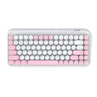 ราคา คีย์บอร์ดไร้สาย Acer Wireless & Bluetooth LW1800 Pink/White (3523603128126)