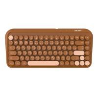 ราคา คีย์บอร์ดไร้สาย Acer Wireless & Bluetooth LW1800 Brown (3523602128127)