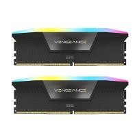 ราคา แรมพีซี Corsair DDR5 64GB/5600MHz CL40 (2x32GB) VENGEANCE RGB - Black (CMH64GX5M2D5600Z40) (840440421757)