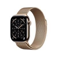ราคา Apple Watch Series 11 GPS + Cellular 42mm Gold Titanium Case with Gold Milanese Loop (195950472608)