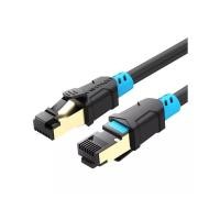 ราคา สายแลน Vention LAN Cat6A SSTP Patch Cord Cable 5M. Black (6922794729377)