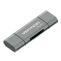 ราคา เครื่องอ่านการ์ด Vention Card Reader USB 3.0 Multi-Function (6922794736429)