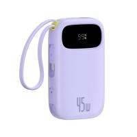 ราคา พาวเวอร์แบงค์ Baseus 10000 mAh EnerFill FC31 Display with 2 Built-in USB-C 45W Nebula Purple (CCC) (6932172691141)