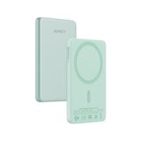 ราคา พาวเวอร์แบงค์ AUKEY 5000mAh Mag Qi2 M PD20W PB-MS07A Mint Blue (CCC) (689323792320)