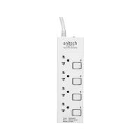 ราคา ปลั๊กไฟ Anitech TIS Plug 3600W 4 Socket 4 Switch 3M. H7143 White (8859221726297)