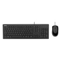 ราคา เมาส์และคีย์บอร์ด Asus U2000 Wired Keyboard+Mouse Set Black (197105865907)