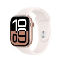 ราคา Apple Watch Series 10 GPS 46mm Rose Gold Aluminium Case with Light Blush Sport Band - S/M (195949568152)