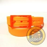 ราคา เข็มขัดซิลิโคน - สีส้ม