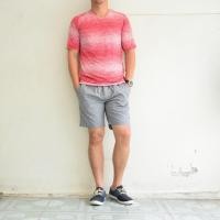 ราคา เสื้อยืด เสื้อกีฬา Micro - สีแดง