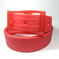 ราคา เข็มขัดซิลิโคน - สีแดง