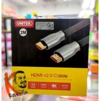 ราคา สาย HDMI แบบสายถัก V2.0 Unitek 1M - 10M งานพรีเมี่ยม 4K/60Hz, 21:9, HDR, 3D IMAX, Dolby Atmos, 7.1 Surround, 32 Audio CH 2M Y-C138RGY (361)