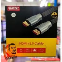 ราคา สาย HDMI แบบสายถัก V2.0 Unitek 1M - 10M งานพรีเมี่ยม 4K/60Hz, 21:9, HDR, 3D IMAX, Dolby Atmos, 7.1 Surround, 32 Audio CH 10M Y-C142RGY (364)