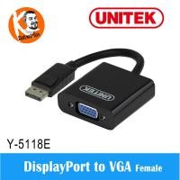 ราคา Y-5118E Unitek ตัวแปลง DisplayPort to VGA (Female) (308)