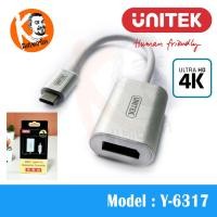 ราคา USB-C to DisplayPort 1.2 Adapter 4K 60Hz Unitek Y-6317 (394)