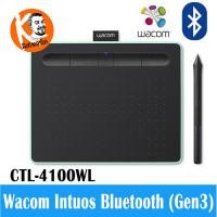 ราคา เม้าส์ปากกา Wacom Intuos Bluetooth Small CTL-4100WL (Gen3) ขนาด 6x4 นิ้ว รองรับบลูทูธ แรงกดปากา 4096 ระดับ สีเขียว (293)