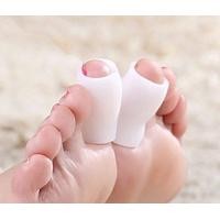 ราคา ปลอกซิลิโคนสวมนิ้วโป้งเท้า ปลายเปิด (x3 คู่) (449)