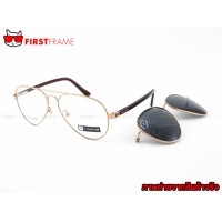 ราคา GUILCHY 100% TITANIUM and Polarized Clip On 742 C01