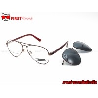 ราคา GUILCHY 100% TITANIUM and Polarized Clip On 742 C36