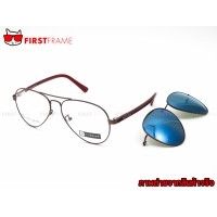 ราคา GUILCHY 100% TITANIUM and Polarized Clip On 742 C36M