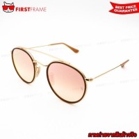 ราคา RayBan RB3647N 001/7O ROUND DOUBLE BRIDGE