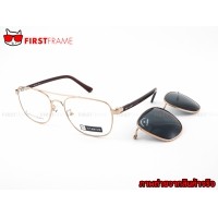 ราคา GUILCHY 100% TITANIUM and Polarized Clip On 744 C01