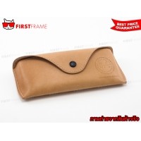 ราคา RAYBAN REAL LEATHER CASE - LIGHT BROWN