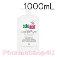 ราคา Sebamed Liquid Face & Body Wash 1000mL pH 5.5 ปราศจากสบู่ ทำความสะอาดได้ทั้งผิวหน้าและผิวกาย ใช้ได้แม้กับผิวที่บอบบางหรือแพ้ง่าย (1084)
