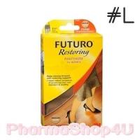 ราคา FUTURO Restoring Pantyhose (Size L) ฟูทูโร่ ถุงน่องรุ่นแรงรัดสูง บรรเทาและป้องกันอาการเส้นเลือดขอด ลดอาการบวมและปวดล้าที่ขาขณะยืนหรือเดินนาน (1คู่/กล่อง) (2982)