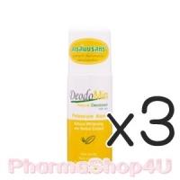ราคา (ซื้อ3 ราคาพิเศษ) (สีเหลือง) Deodomin Whitening 60mL ดีโอโดมิน โรลออน เนเชอรัล ไวท์เทนนิ่ง ระงับกลิ่นเหงื่อและกลิ่นกายใต้วงแขน ผลิตจากแร่อะลั่มสารส้มบริสุทธิ์ อุดมด้วยสารสกัดจากสมุนไพร 3 ชนิด ช่วยระงั