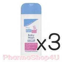 ราคา (ซื้อ3 ราคาพิเศษ) Sebamed Baby Wash Extra Soft 200mL สบู่เหลวสูตรอ่อนโยนมากเป็นพิเศษ ปราศจากสารสบู่ ใช้ได้ทั้งผิวหน้าและผิวกาย (5254)