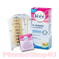 ราคา Veet Wax Strips สำหรับ ผิวบอบบาง 1กล่อง(6แผ่น) กลิ่นอัลมอนด์ ออยล์ และวิตามินอี ช่วยคงความชุ่มชื้นของผิว และเหมาะกับผิวบอบบาง (6568)