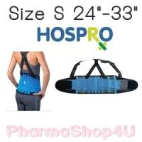 ราคา HOSPRO Back Support SIZE S เข็มขัดพยุงหลังแบบมีสาย รูปแบบเว้าพุง ไม่อึดอัด (7167)