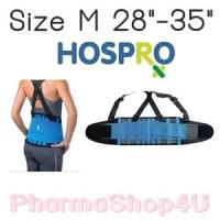 ราคา HOSPRO Back Support SIZE M เข็มขัดพยุงหลังแบบมีสาย รูปแบบเว้าพุง ไม่อึดอัด (7172)