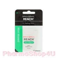 ราคา Johnson&Johnson Reach Mint Waxed Dental Floos 50.2M จอห์นสัน แอนด์ จอห์นสัน รีช ไหมขัดฟัน กลิ่นมิ้นท์ (7383)