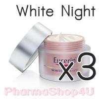 ราคา (ซื้อ3 ราคาพิเศษ) Eucerin White Therapy Night Cream 50ml ยูเซอริน ไวท์ เธราพี ไนท์ ครีม ผลิตภัณฑ์บำรุงผิวหน้า สูตรกลางคืน (7579)