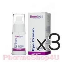 ราคา (ซื้อ3 ราคาพิเศษ) TIMELESS DARK CIRCLE EYE CREAM 15 mL ครีมรอบดวงตา ลดรอยคล้ำ ลดถุงน้ำ เนื้อบางเบา ไม่มัน ไม่มีน้ำหอม (8494)