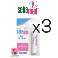 ราคา (ซื้อ 3 ราคาพิเศษ) Sebamed Baby Lip Balm 4.8 กรัม ลิปเด็กนำเข้าจากเยอรมัน ใช้ได้ตั้งแต่แรกเกิดจนถึง 9 ขวบ (11488)