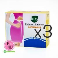 ราคา (ซื้อ 3 ราคาพิเศษ) Khaolaor Chitosan 100เม็ด KLO ขาวละออ ไคโตซาน ดักจับไขมัน (11485)