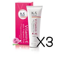 ราคา (ซื้อ3 ราคาพิเศษ) KA Cream 60g ครีมบำรุงผิวที่มีส่วนผสมของ Vitamin E เข้มข้น ปราศจากการแต่งสี แต่งกลิ่น ลดเลือนริ้วรอย จุดด่างดำ และรอยแผลเป็น (1062)