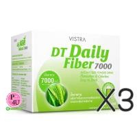 ราคา (ซื้อ3 ราคาพิเศษ) Vistra DT Daily Fiber 7000mg 10ซอง วิสทร้า ดีที เดลี่ ไฟเบอร์ ใยอาหารจากข้าวสาลี ดูแลอาการท้องผูก ริดสีดวง ระดับน้ำตาลในเลือด ช่วยทำให้อิ่มเร็วขึ้น (3772)
