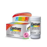 ราคา Centrum Silver 50+ From A To Zinc 90 Tablets วิตามินและเกลือแร่รวม 23 ชนิดที่จำเป็นต่อร่างกาย พร้อมเบตาแคโรทีน ลูปีน และไลโคปีน (6537)