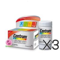 ราคา (ซื้อ3 ราคาพิเศษ) Centrum Silver 50+ From A To Zinc 90 Tablets วิตามินและเกลือแร่รวม 23 ชนิดที่จำเป็นต่อร่างกาย พร้อมเบตาแคโรทีน ลูปีน และไลโคปีน (6539)
