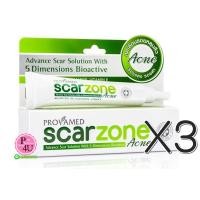 ราคา (ซื้อ3 ราคาพิเศษ) Provamed Scar Zone Acne 10 g โปรวาเมด สกา โซน แอคเน่ ช่วยลดการอักเสบและรอยแดงสิว (7630)