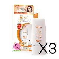 ราคา (ซื้อ3 ราคาพิเศษ) KA UV Protection Whitening Cream SPF50 PA+++ 50g (สีเนื้อ-Pastel) ครีมกันแดดไวท์เทนนิ่งสำหรับผิวหน้า (1557)