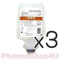 ราคา (ซื้อ3 ราคาพิเศษ) NSS for Injection Otsuka 100mL น้ำเกลือ ผ่านการฆ่าเชื้อสำหรับฉีด (9514)