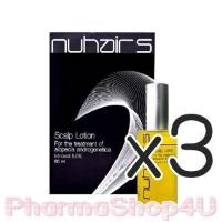 ราคา (ซื้อ3 ราคาพิเศษ) Nuhair 5 60mL นูแฮร์ ทรีทเมนต์ปลูกผม เซรั่มปลูกผม กระตุ้นการงอกใหม่ของเส้นผม แก้ปัญหาผมร่วง ผมบาง ได้ทั้งผู้ชายและผู้หญิง (9494)