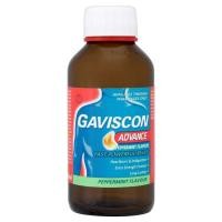 ราคา GAVISCON ADVANCE 150ML. กาวิสคอน ช่วยบรรเทาอาการแสบร้อนกลางอกจากโรคกรดไหลย้อน (12786)