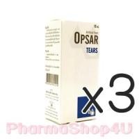ราคา (ซื้อ3 ราคาพิเศษ) Opsar Tears Artificail Tears น้ำตาเทียม 10mL ออฟซ่าร์ เทียร์ส บรรเทาอาการแสบตา ระคายเคืองตา เนื่องจากตาแห้ง (9096)