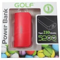 ราคา Power Bank Golf 5200 mAh Tiger 210 ลดเหลือ 165 บาท ปกติ 490 บาท Golf Power Bank แบตสำรอง 5200 mAh Tiger 210 แดง (1577)
